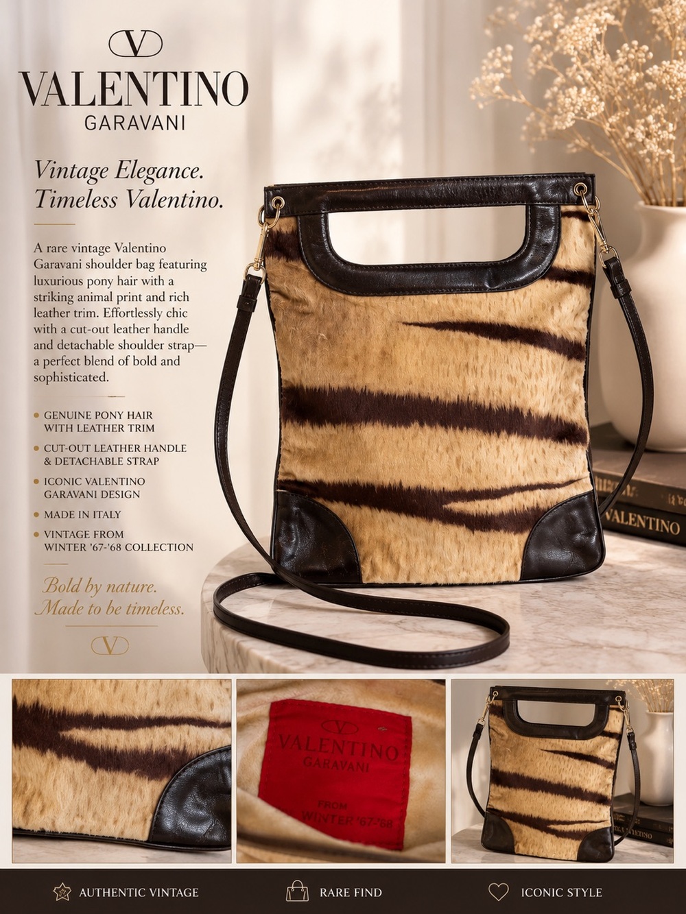 Valentino purse leather, and velvet shoulder bag